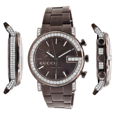 gucci g chrono watches|Gucci 101m chrono diamonds.